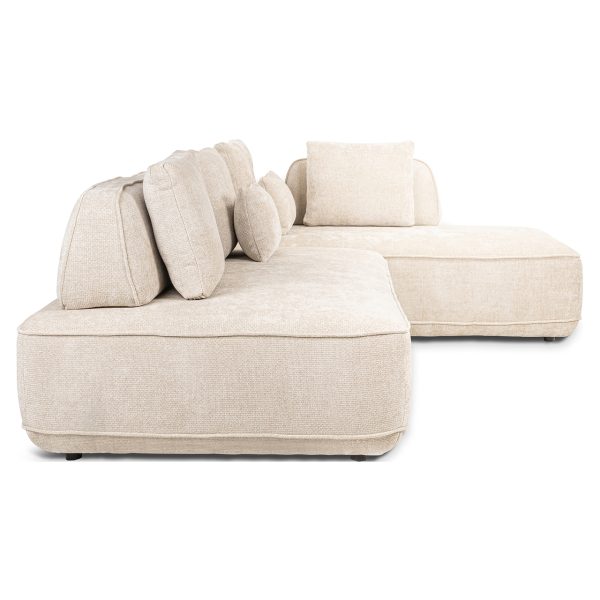 Bank Tudor met losse rugeleuning cream unicorn (Unicorn 11 cream) - Afbeelding 2