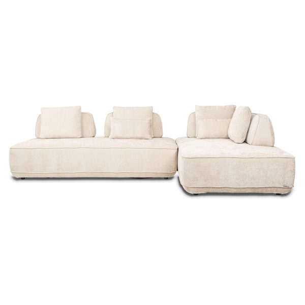 Bank Tudor met losse rugeleuning cream unicorn (Unicorn 11 cream) - Afbeelding 4