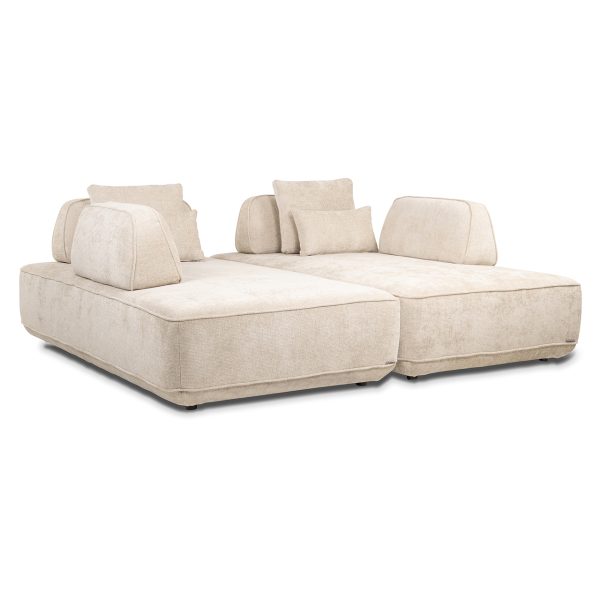 Bank Tudor met losse rugeleuning cream unicorn (Unicorn 11 cream) - Afbeelding 11