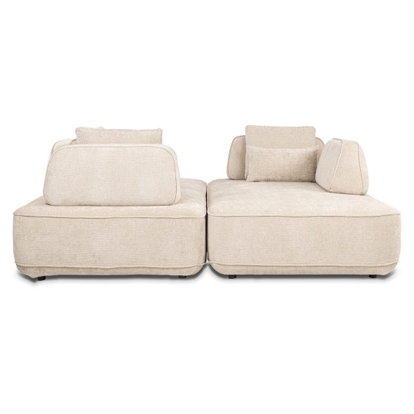 Bank Tudor met losse rugeleuning cream unicorn (Unicorn 11 cream) - Afbeelding 6