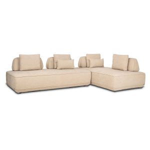 Bank Tudor met losse rugleuning sand olympus (Sand olympus)