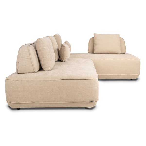 Bank Tudor met losse rugleuning sand olympus (Sand olympus) - Afbeelding 2