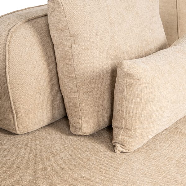Bank Tudor met losse rugleuning sand olympus (Sand olympus) - Afbeelding 8