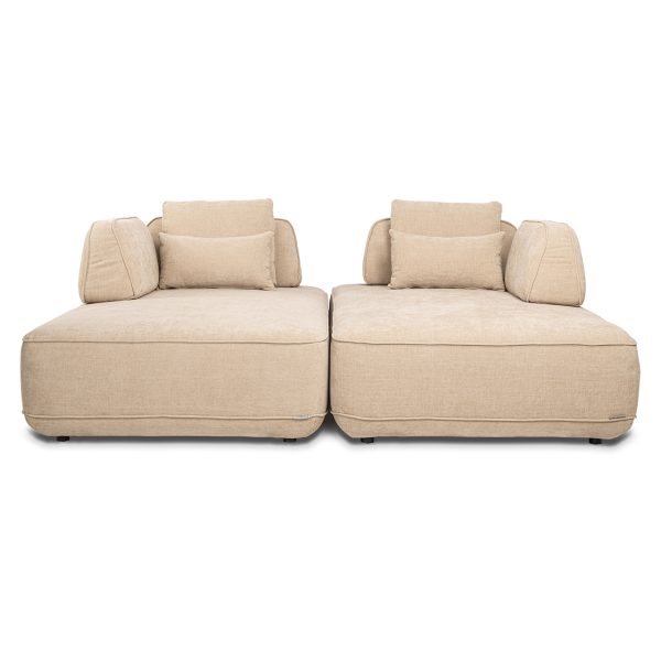 Bank Tudor met losse rugleuning sand olympus (Sand olympus) - Afbeelding 9