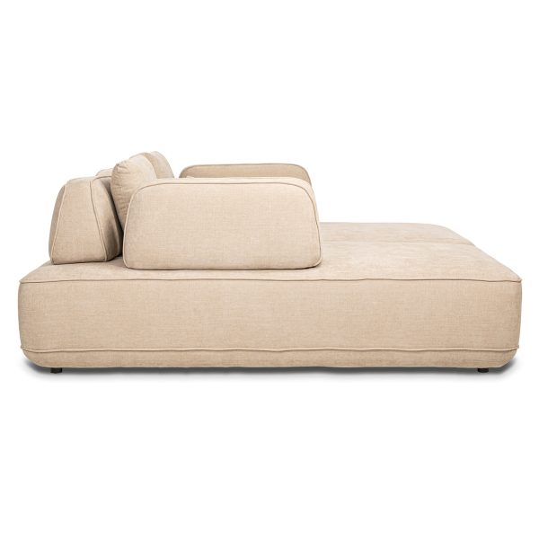 Bank Tudor met losse rugleuning sand olympus (Sand olympus) - Afbeelding 10