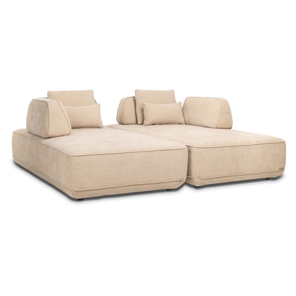Bank Tudor met losse rugleuning sand olympus (Sand olympus) - Afbeelding 12