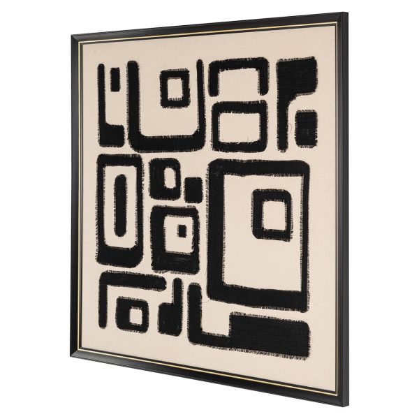 Wall art Shanita (Black/white) - Afbeelding 3