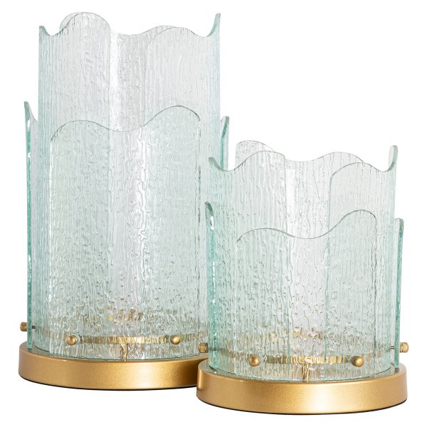 Windlicht Danila groot (Gold) - Afbeelding 3