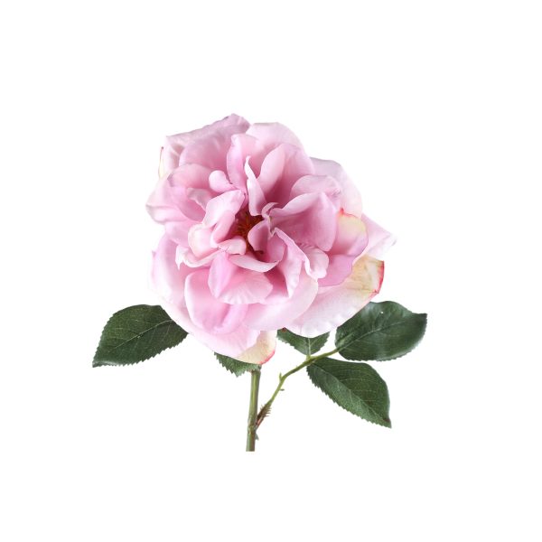 Rose Flower Lilac Rose Spray With Leaves (set of 12) - Afbeelding 3