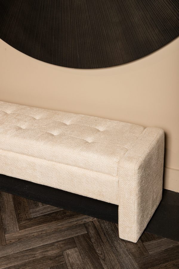 Sidney Bench Cream - Afbeelding 4