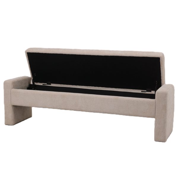 Sidney Bench Cream - Afbeelding 7