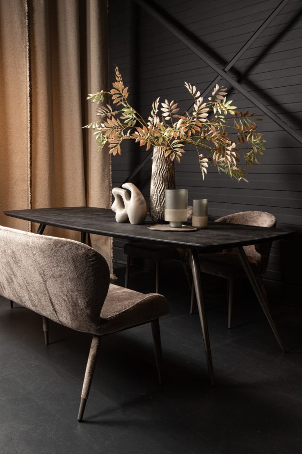 Thor Dining Bench Aphrodite Mocca 7 - Afbeelding 8