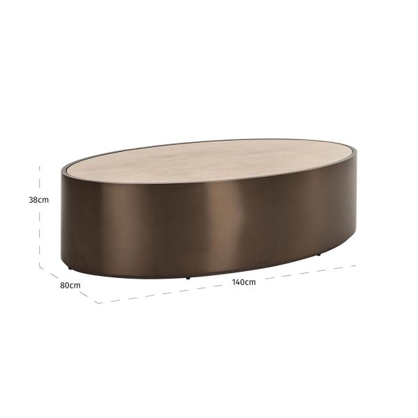 Salontafel Bonanza (Bronze) - Afbeelding 5