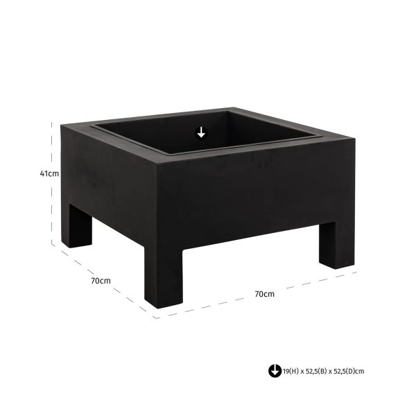 Vuurschaal Nerium outdoor (Black) - Afbeelding 3