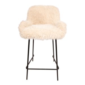 Leander Bar Chair Hair Beige (set of 2)