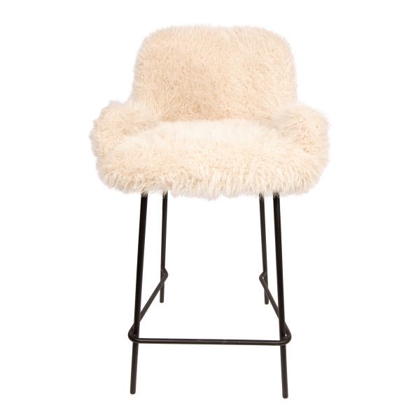 Leander Bar Chair Hair Beige (set of 2)