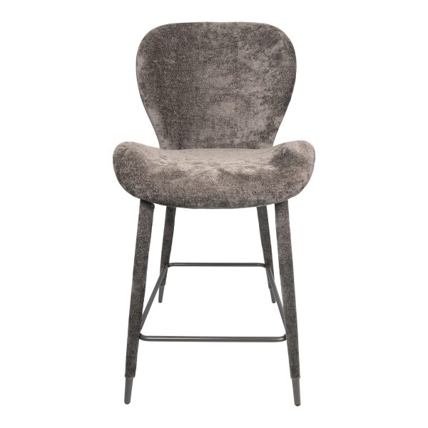 Thor Mocca Bar Chair Aphrodite 7 Fabric Leg (set of 2)