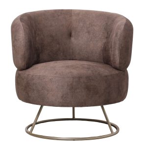 Carice Brown Fauteuil Infinity 3 Bison Gold Base