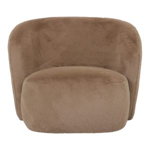 Aphrodite Mocca Fauteuil Fur