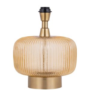 Juliet Amber Glass Lampbase Wide