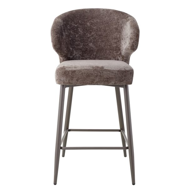 Ares Mocca Bar Chair Aphrodite 7 Clay Leg (set of 2) - Afbeelding 2