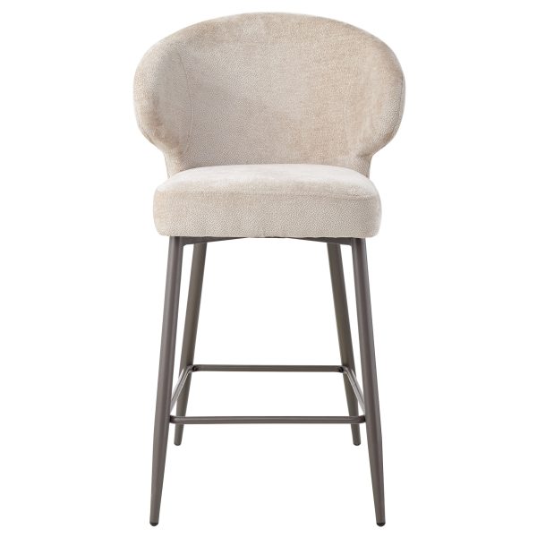 Ares Beige Bar Chair Aphrodite 3 Clay Leg (set of 2) - Afbeelding 2