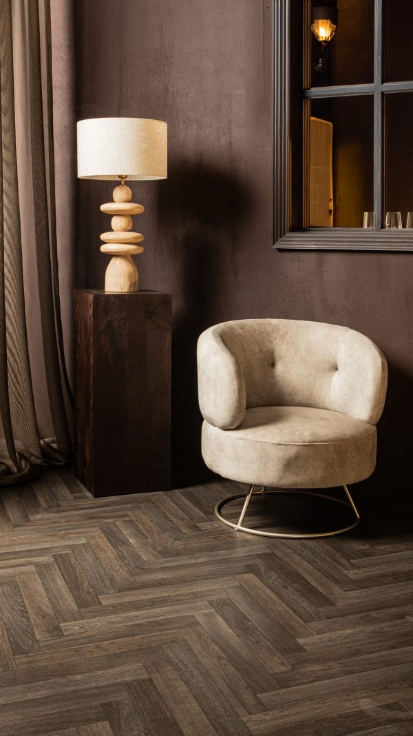 Carice Beige Fauteuil Infinity 2 Beige Gold Base - Afbeelding 2