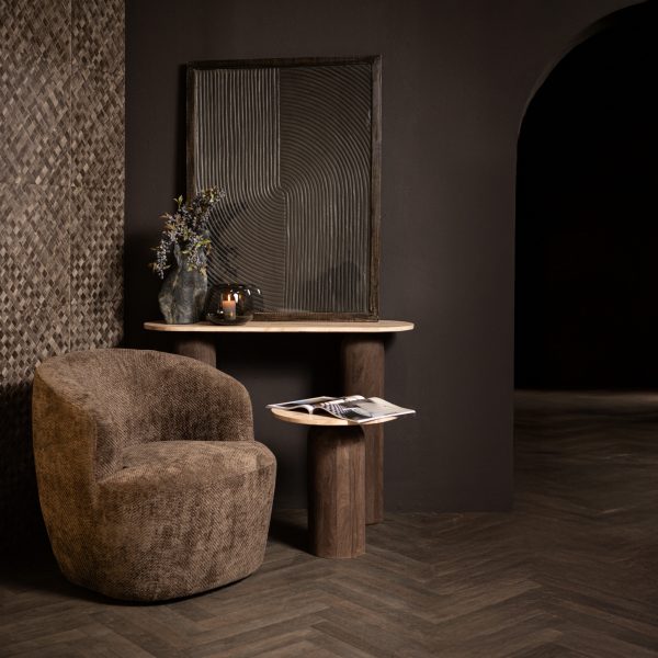 New Grasa Brown Fauteuil Eden 8 - Afbeelding 2