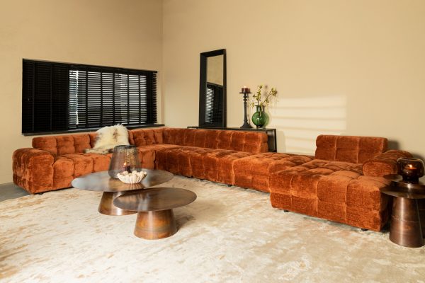 Jidde Sofa Berge 3032 Rust Fabric Hocker - Afbeelding 2