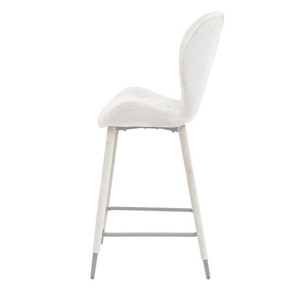 Thor Beige Bar Chair Aphrodite 3 Fabric Leg (set of 2) - Afbeelding 3