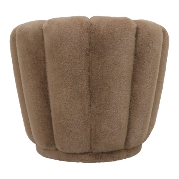 Furia Mocca Fauteuil Fur - Afbeelding 3