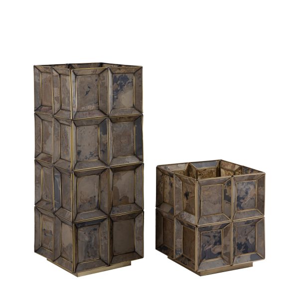 Layra Brass Stone Veneer Table Lamp Antique High - Afbeelding 3