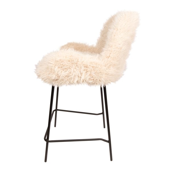 Leander Bar Chair Hair Beige (set of 2) - Afbeelding 4