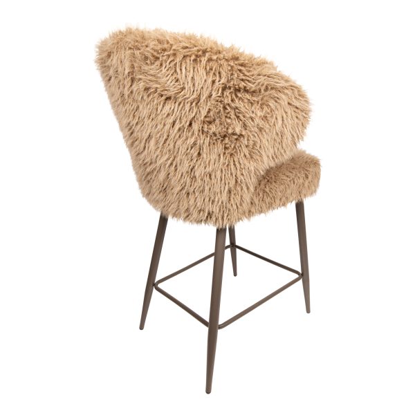 Ares Bar Chair Hair Brown (set of 2) - Afbeelding 4