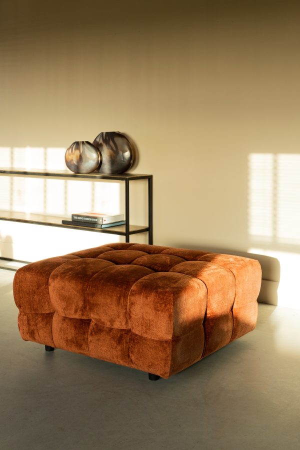 Jidde Sofa Berge 3032 Rust Fabric Hocker - Afbeelding 4