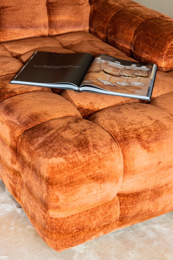 Jidde Sofa Berge 3032 Rust Fabric Hocker - Afbeelding 5