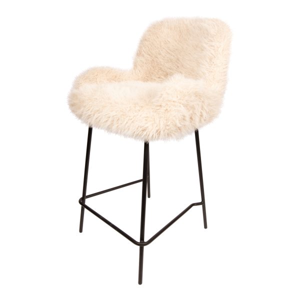 Leander Bar Chair Hair Beige (set of 2) - Afbeelding 5