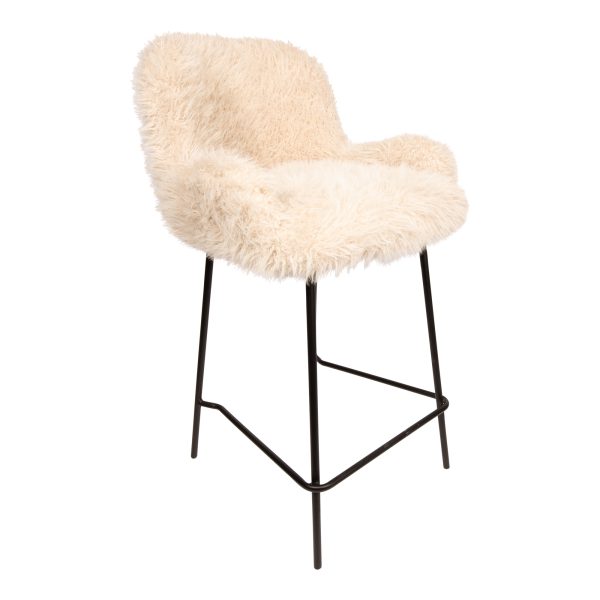 Leander Bar Chair Hair Beige (set of 2) - Afbeelding 6
