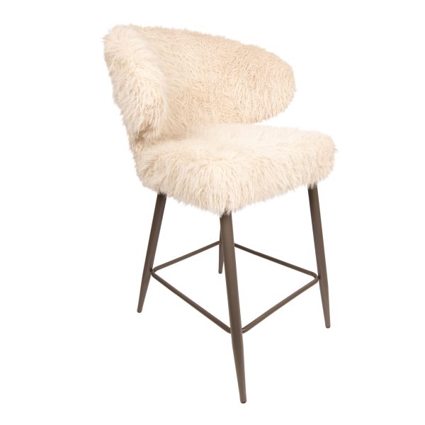 Ares Bar Chair Hair Beige (set of 2) - Afbeelding 7