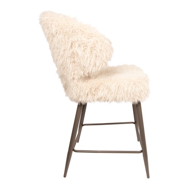 Ares Bar Chair Hair Beige (set of 2) - Afbeelding 8