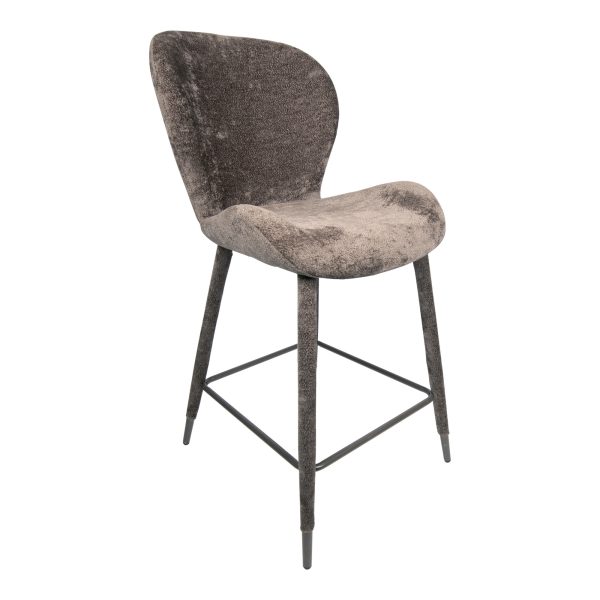Thor Mocca Bar Chair Aphrodite 7 Fabric Leg (set of 2) - Afbeelding 8