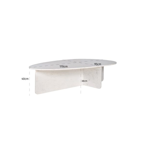 Salontafel Brandon (White) - Afbeelding 4