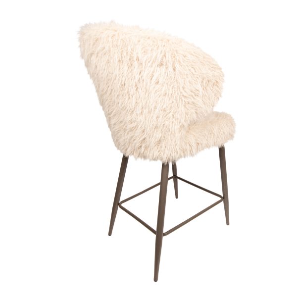 Ares Bar Chair Hair Beige (set of 2) - Afbeelding 9