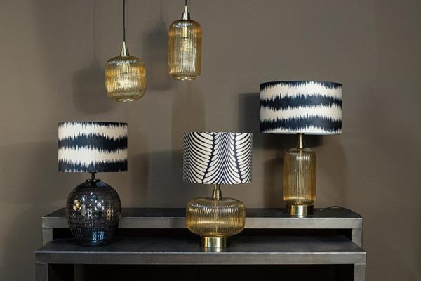 Mexim Grey Smoked Glass Lampbase Round - Afbeelding 9