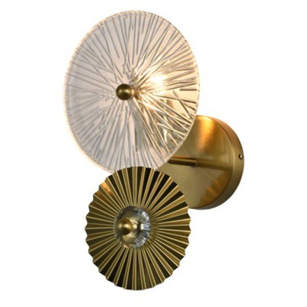 Wandlamp Otis (Brushed Gold) - Afbeelding 2