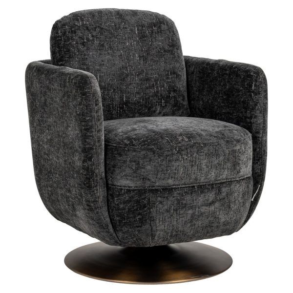 Draaifauteuil Turner graphite island (Island graphite 66)
