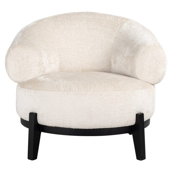 Fauteuil Montana white chenille (Bergen 900 white chenille) - Afbeelding 4