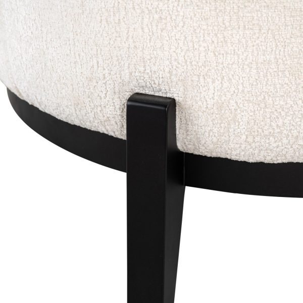 Fauteuil Montana white chenille (Bergen 900 white chenille) - Afbeelding 5