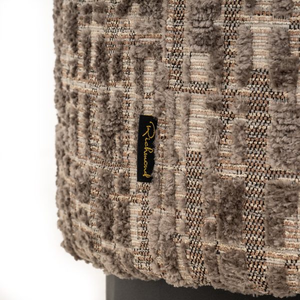 Poef Lexie 45Ø grey dalia (Dalia 45 Greige) - Afbeelding 3
