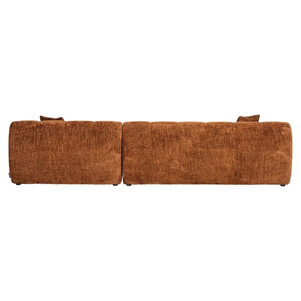 Sofa Cube 3-zits + lounge rechts (Be Lovely 603 Cinnamon) - Afbeelding 3
